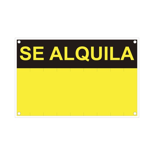 [S7906987] Sign Normaluz Se alquila PVC 45 x 70 cm