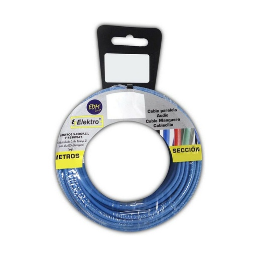 [S7915265] Cable EDM 28400 Blue 1,5 mm 5 m