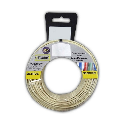 [S7915170] Cable EDM 28083 White Ivory 15 m