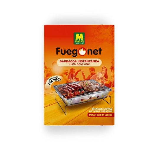 [S7909739] Disposable Barbecue Massó fuegonet el exterior Aluminium