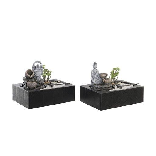 [S3039712] Fountain DKD Home Decor Buddha Resin Oriental 29 x 21 x 23 cm (2 Units)