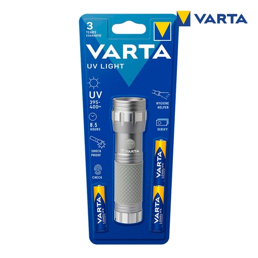 [S7909286] Torch Varta UV lamp Grey Aluminium