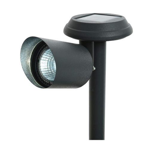 [S7904433] Solar garden lights Lumineo Aluminium Black LED 3 Lm