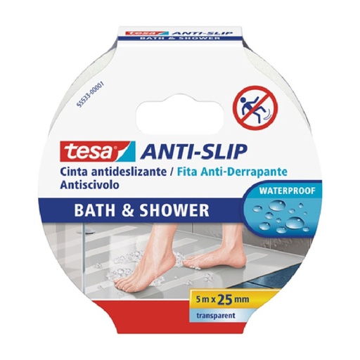 [S7912369] Adhesive Tape TESA Anti-slip bath & shower 5 m Non-slip