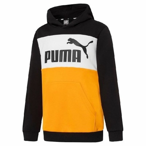 [S6472004] Children’s Hoodie Puma Essentials+ Colourblock Yellow