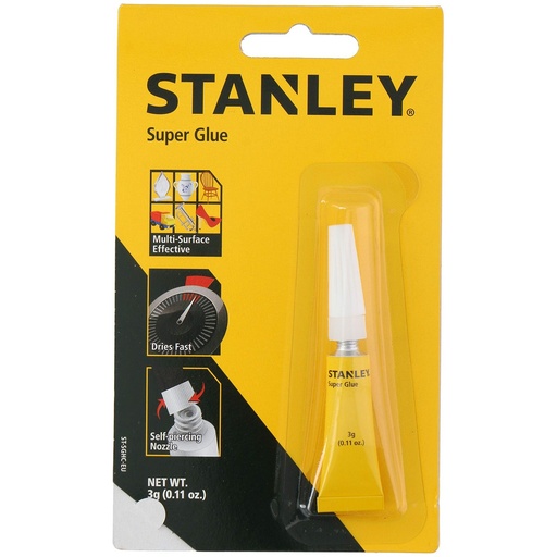 [S7913446] Instant Adhesive Stanley ECA Fast drying Multi-use (3 g)