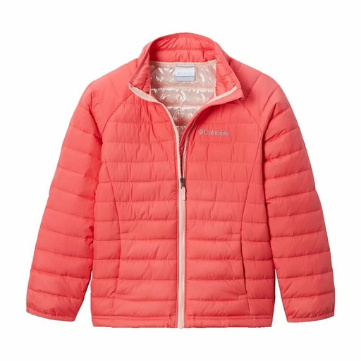 [S6470255] Children's Sports Jacket Columbia Powder Lite™ Salmon