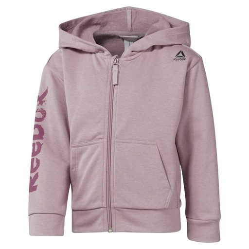 [S6470410] Men's Sports Jacket Reebok  Essentials Fullzip Lilac Hood