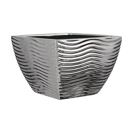 [S7916526] Planter Mica Decorations Ceramic Silver