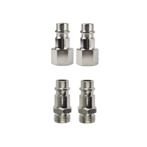 [S7901504] Set Nuts 1/4" Compressed Air 5 Units