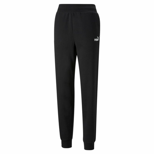 [S6469620] Adult's Tracksuit Bottoms Puma ESS+ Embroidery High-Waist Lady Black