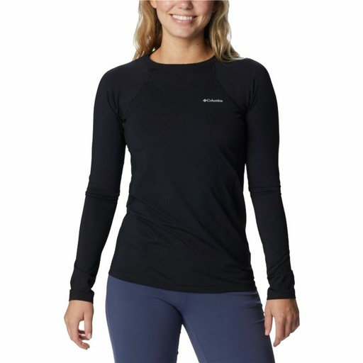 [S6469447] Women’s Long Sleeve T-Shirt Columbia Midweight Black