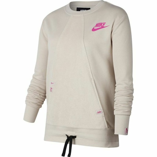 [S6469232] Hoodless Sweatshirt for Girls Nike Heritage Beige