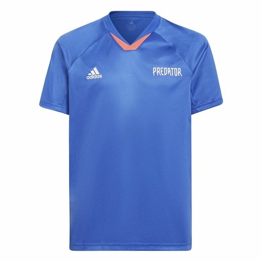[S6468289] Child's Short Sleeve T-Shirt Adidas Predator Blue