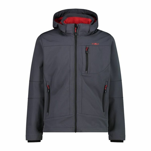 [S6465250] Men's Sports Jacket Campagnolo Softshell Melange Dark grey