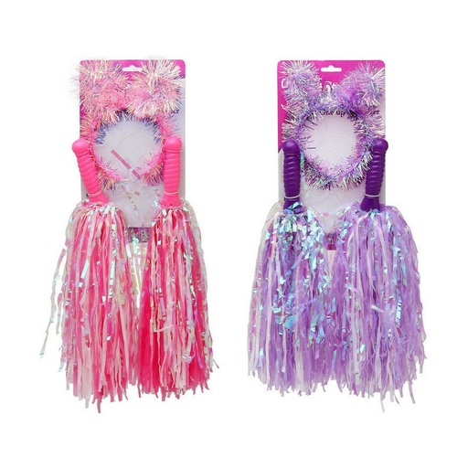 [S1129296] Pompoms Headband Set