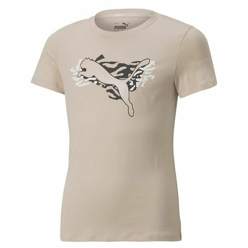 [S6465024] Child's Short Sleeve T-Shirt Puma Beige