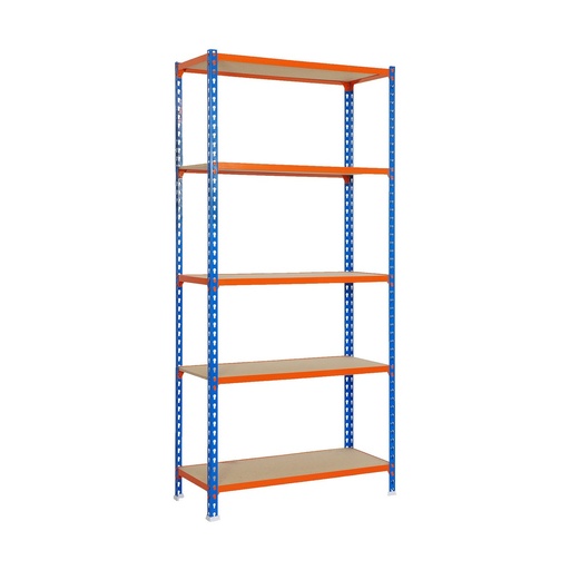 [S7904819] Shelves Simon Rack Maderclick 5/400 750 kg Metal 5 Shelves Particleboard (180 x 90 x 40 cm)