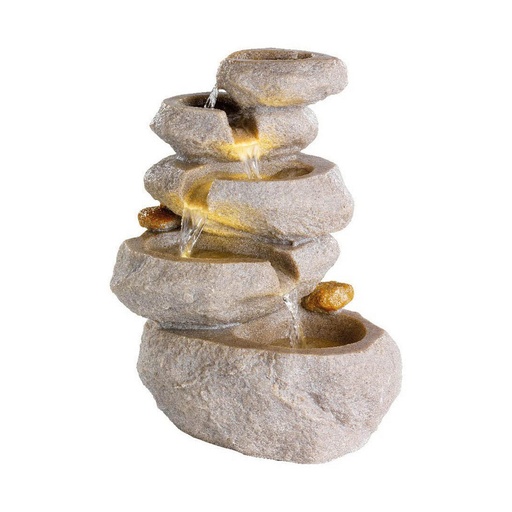[S7902785] Fountain Lumineo Inside Rock Stone (18 x 23 x 35 cm)