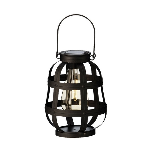 [S7911093] Lanterns Lumineo Vintage Metal Solar battery