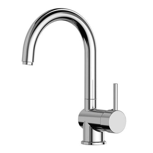 [S7910080] Mixer Tap EDM 01127  a7200-x Silver Stainless steel Brass Zinc Sink