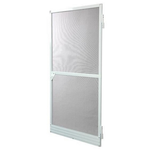 [S7116900] Mosquito net Doors Fibreglass Aluminium White (220 x 100 cm)