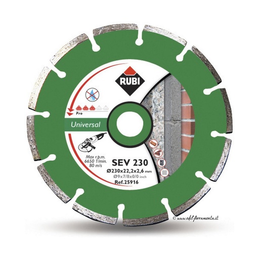 [S7911957] Cutting disc Rubi pro 25916 Ø 230 mm