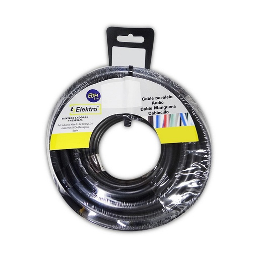 [S7915354] Cable EDM 28601 Black 6 mm 25 m