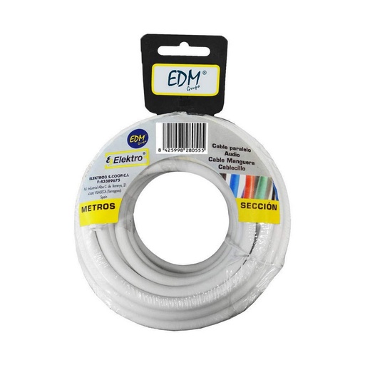 [S7915217] Cable EDM 28154 White 3 x 2,5 mm 20 m