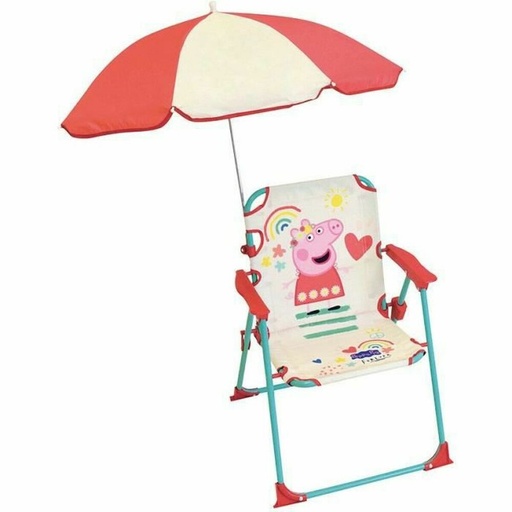 [S7170898] Beach Chair Fun House Peppa Pig Red rouge 65 cm