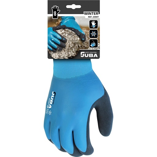 [S7917888] Work Gloves JUBA Blue Nitrile Cold