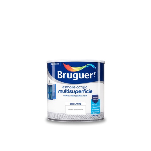[S7902828] Acrylic paint Bruguer White Acrylic polish (250 ml)