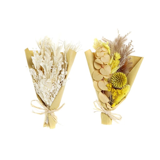 [S3039828] Bunch DKD Home Decor Beige Yellow Dried flower (10 x 5 x 18 cm) (2 Units)