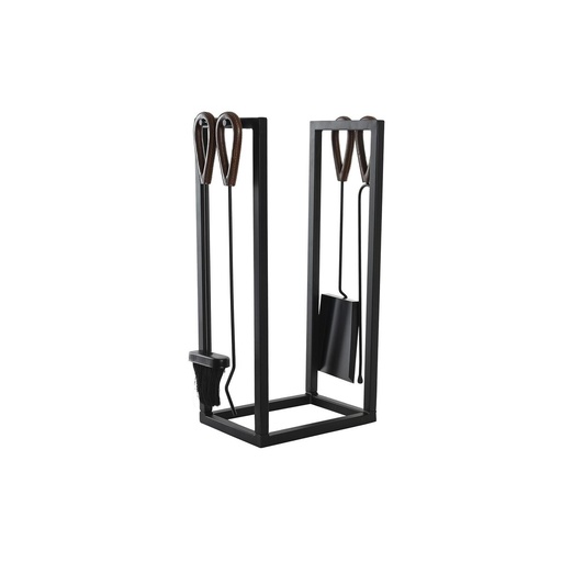 [S3038835] Log Stand DKD Home Decor Steel Aluminium (20 x 38 x 60 cm)