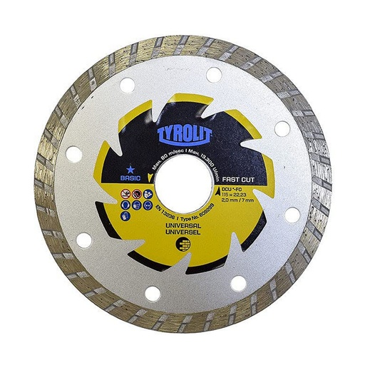 [S7906661] Cutting disc Tyrolit 115 x 2 x 22,23 mm