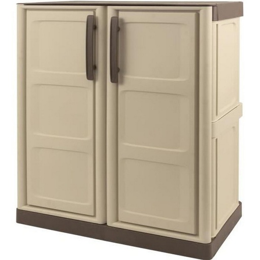 [S7107884] Cupboard TOOD Grey Beige Resin (70 x 39 x 85,5 cm)