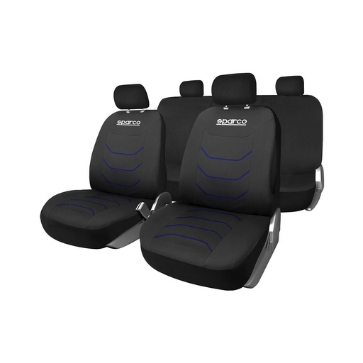 [S37113499] Car Seat Covers Sparco Corsa Black/Blue