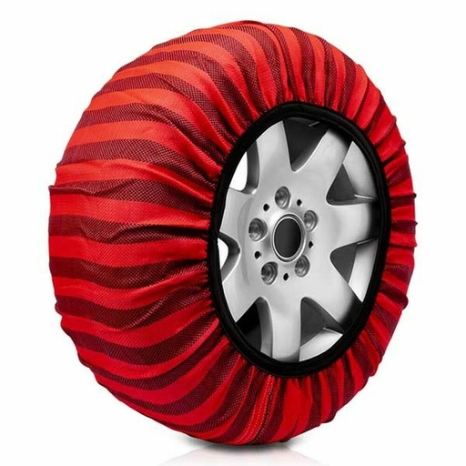 [S37101477] Car Snow Chains Classic Red Textile 70