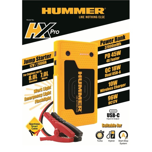 [S37112415] Uprooter Hummer HUMMHXPRO 12 V 10000 Ah