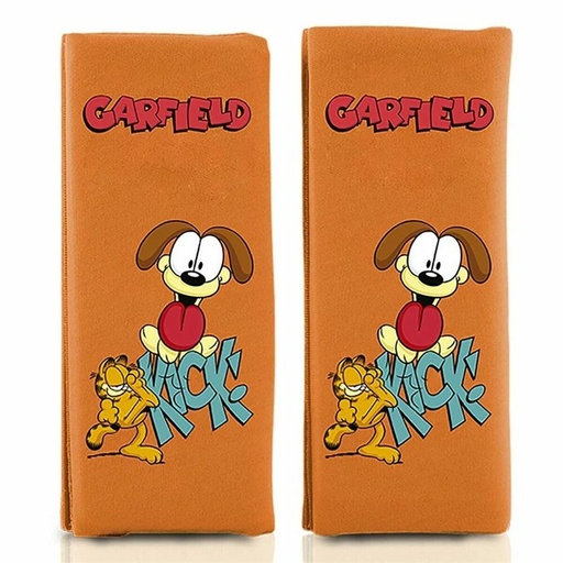 [S37112390] Seat Belt Pads GAR101 Orange Garfield