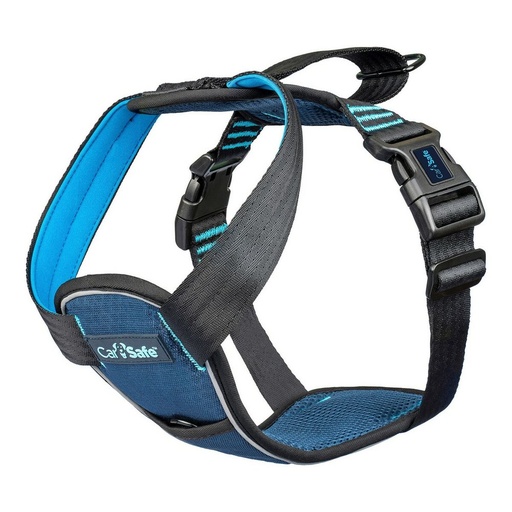 [S6100593] Dog Harness Company of Animals Carsafe Crash Tested Blue 60 cm Travel