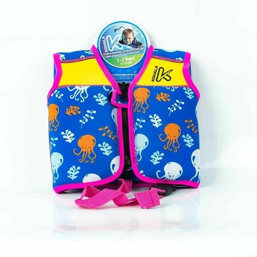 [S2423083] Inflatable Swim Vest Kohala Octopus Pink 4-5 Years
