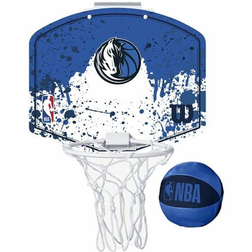 [S6447450] Basketball Basket Wilson Dallas Mavericks Mini Blue