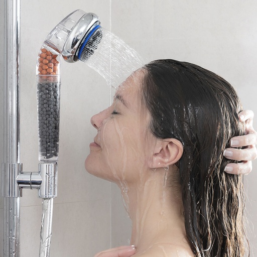 [V0103532] Multifunction Mineral Eco-shower with Germanium and Tourmaline Pearal InnovaGoods