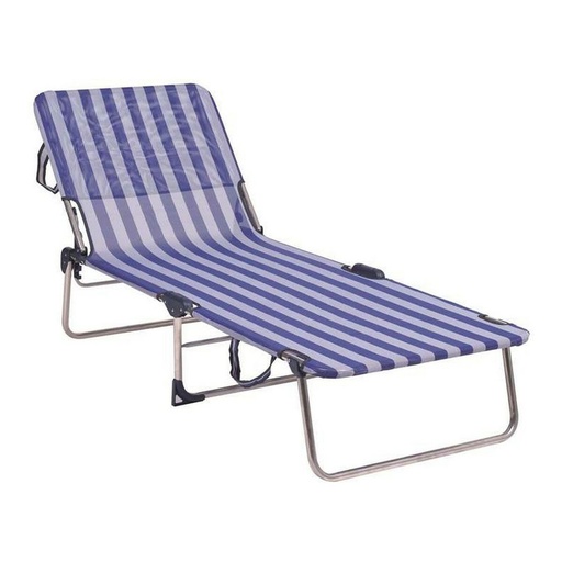 [S2415369] Garden day bed Alco Aluminium Multi-position Striped