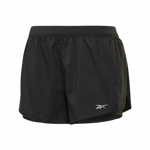 [S6437481] Sports Shorts for Women Reebok Running Essentials 2-in-1 Black Lady